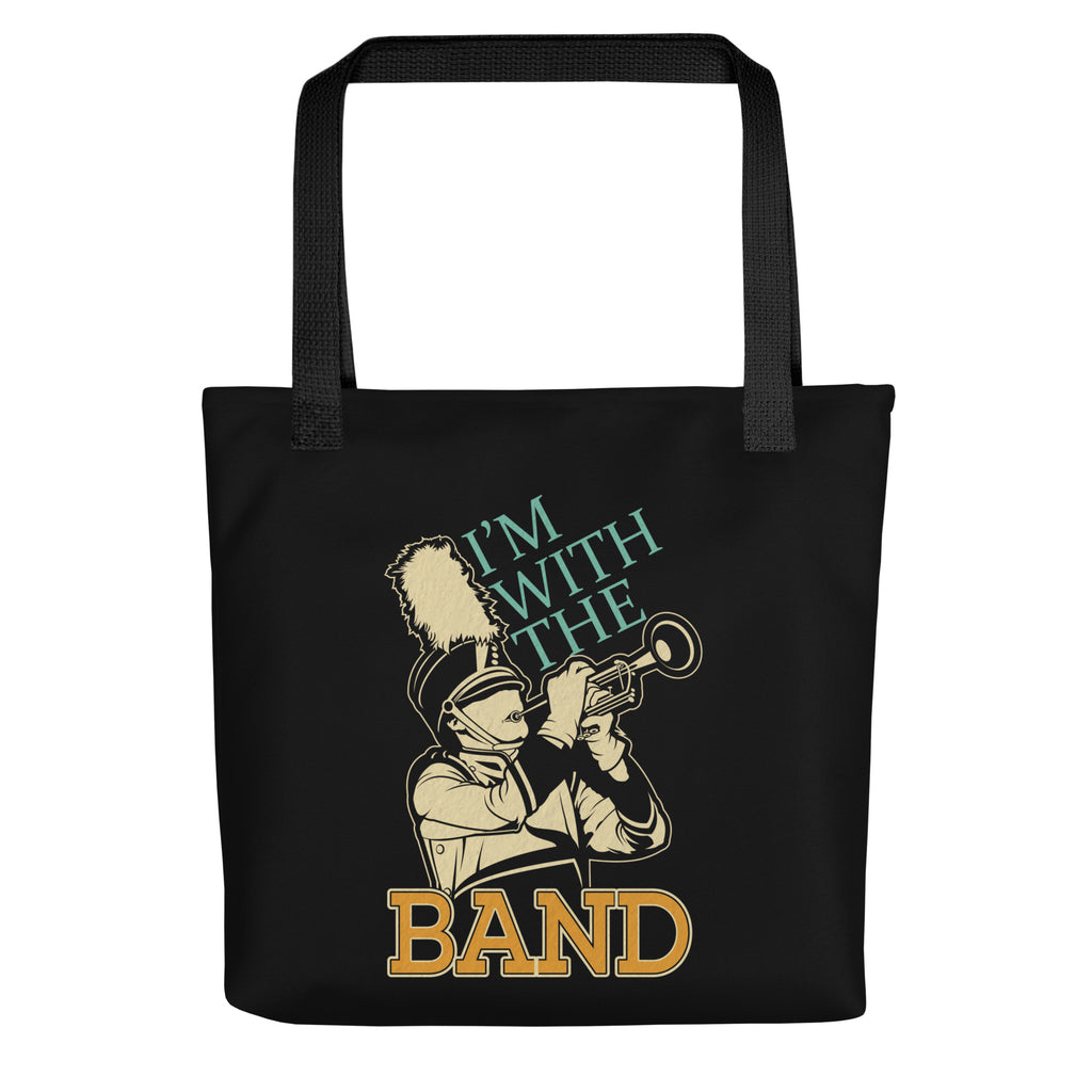 With The Trumpet Tote Bag