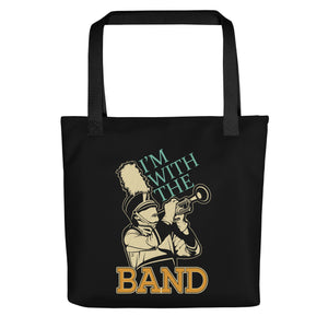 With The Trumpet Tote Bag