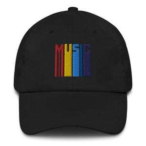 Music Drip Fitted Cap