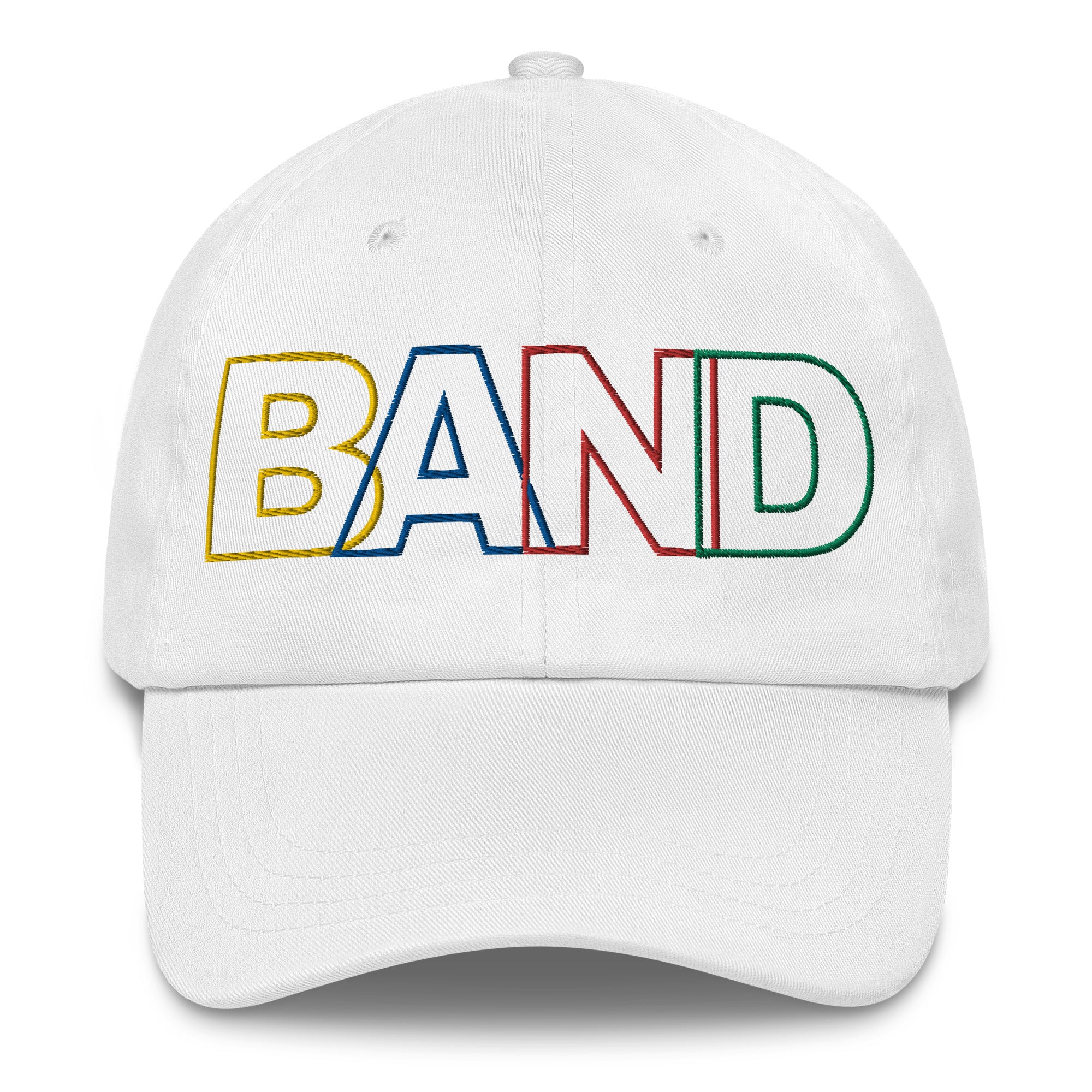 Band Lines Fitted Cap