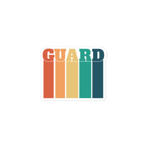 Retro Guard Sticker