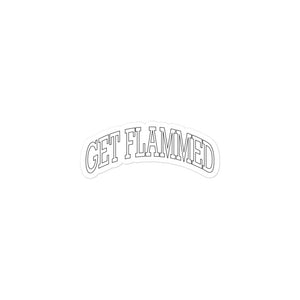 Get Flammed Sticker