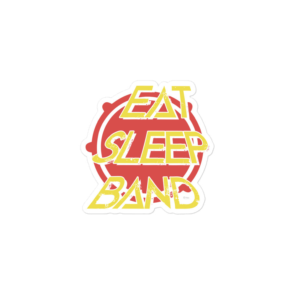 Eat Sleep Drum Sticker