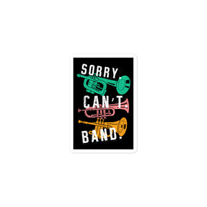 Sorry Band Sticker