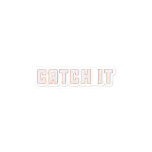 Catch It Sticker