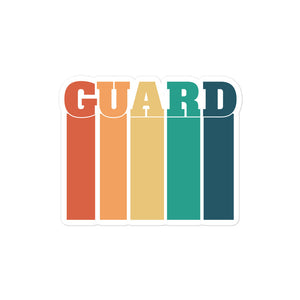 Retro Guard Sticker