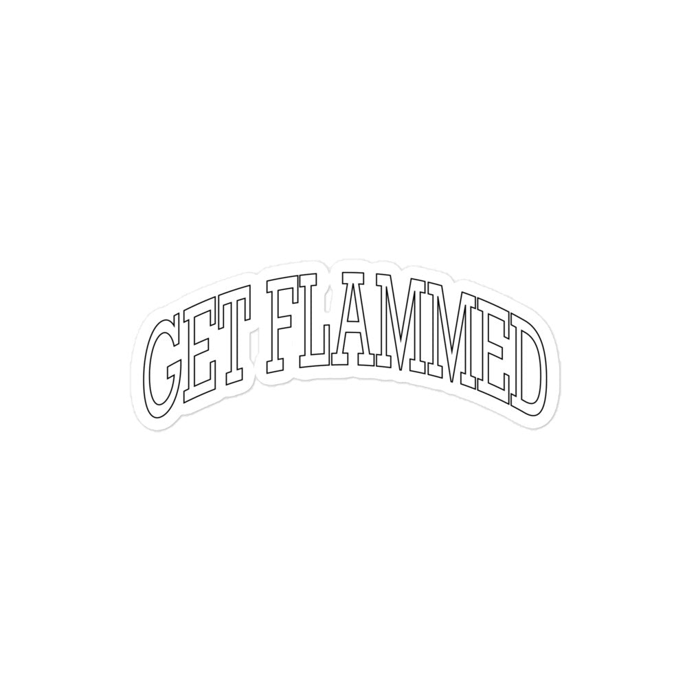 Get Flammed Sticker