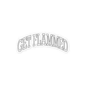 Get Flammed Sticker