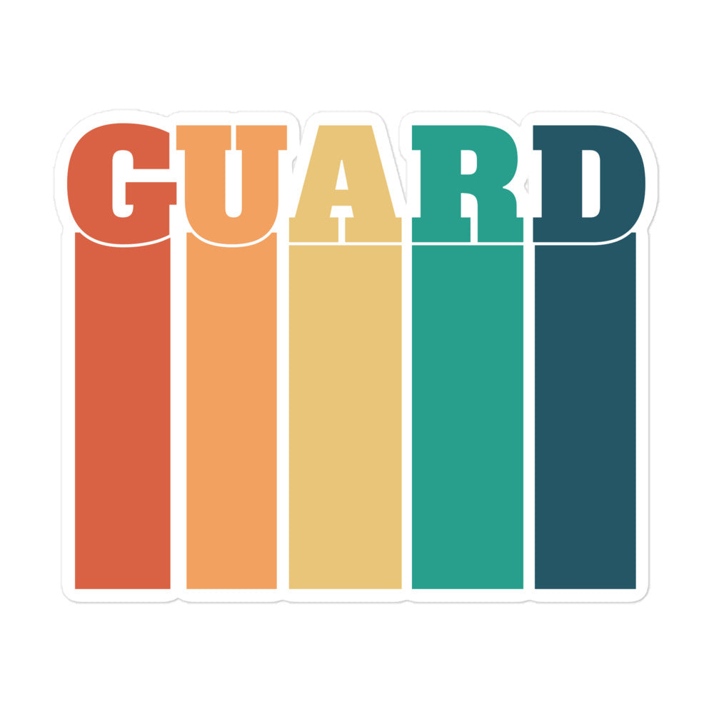 Retro Guard Sticker