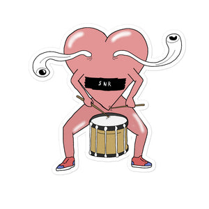 Heart Snare Sticker