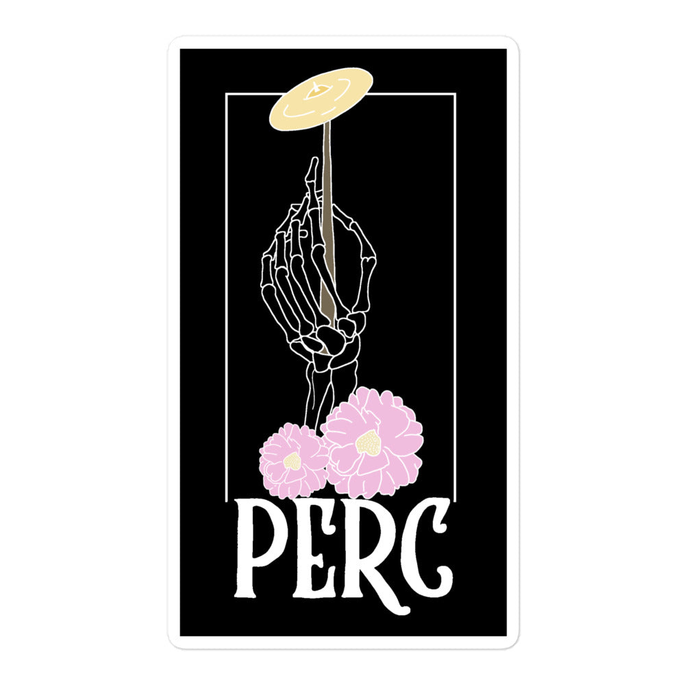 Perc Skeleton Sticker