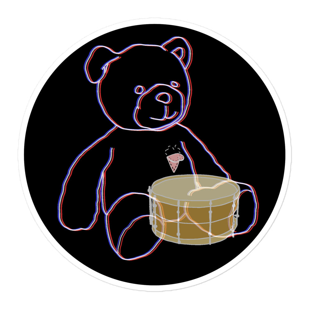 Teddy Snare Sticker