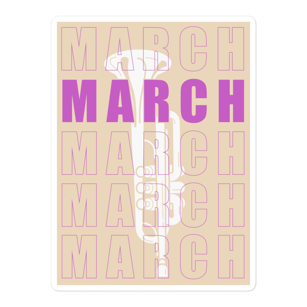 Multi March Sticker