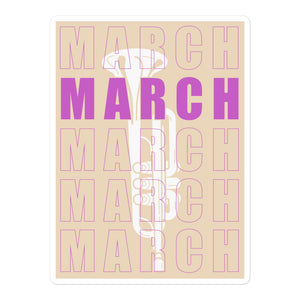 Multi March Sticker